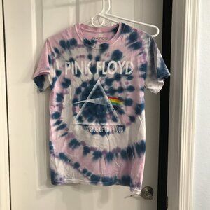 Pink Floyd Prism Tie Dye T Shirt